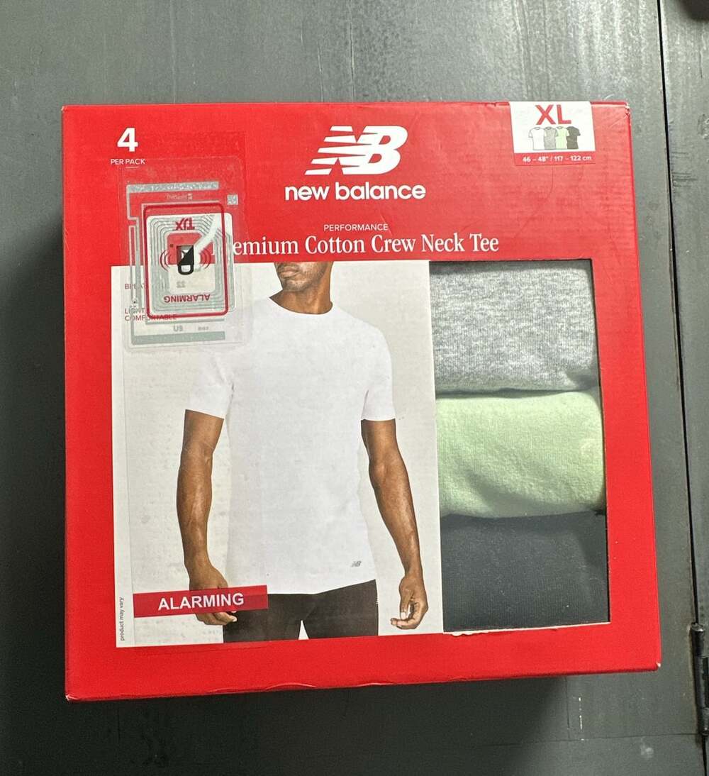 New Balance Crew Neck Undershirt Size XL 4-Pack